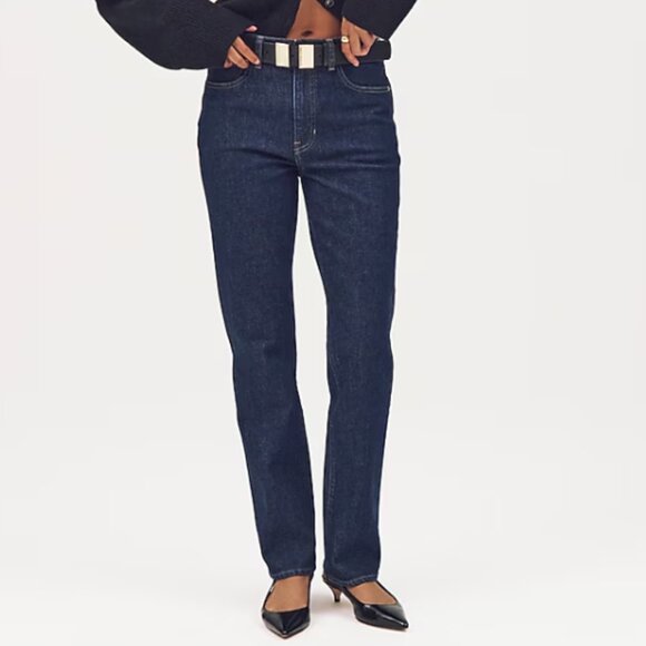 NWT J. Crew Slim Straight Jean, Rinse Wash, 25 - Picture 1 of 4